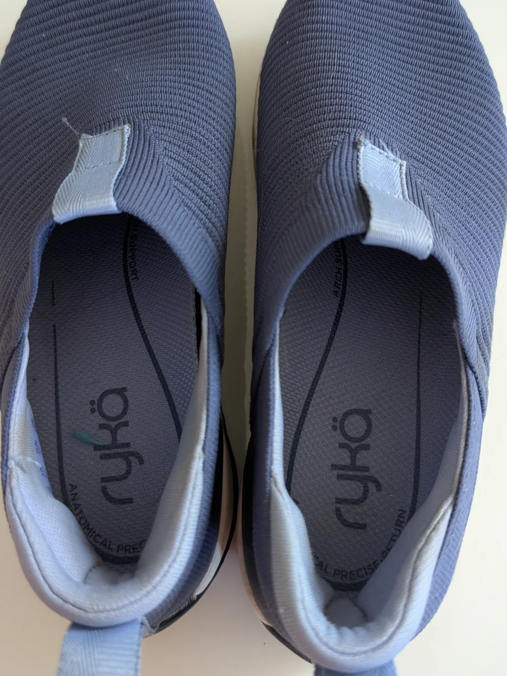 Ryka Womens Echo Knit Slip On Sneaker